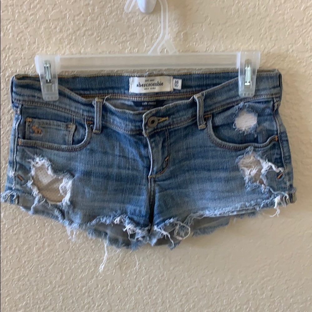 Abercrombie Distressed Cutoff Jean Shorts